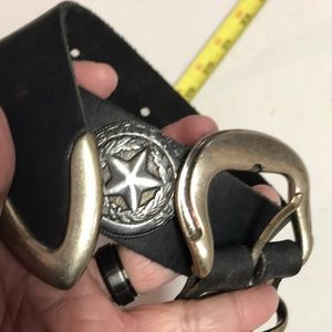 Leather Star of Texas Belt